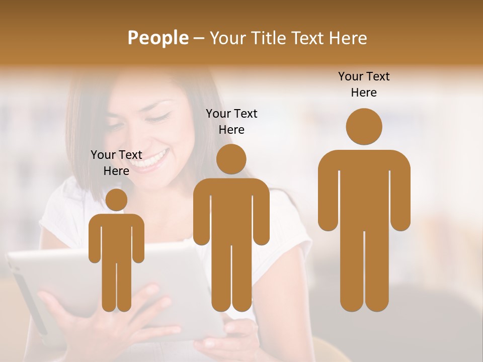 Technology Ereader Literature PowerPoint Template