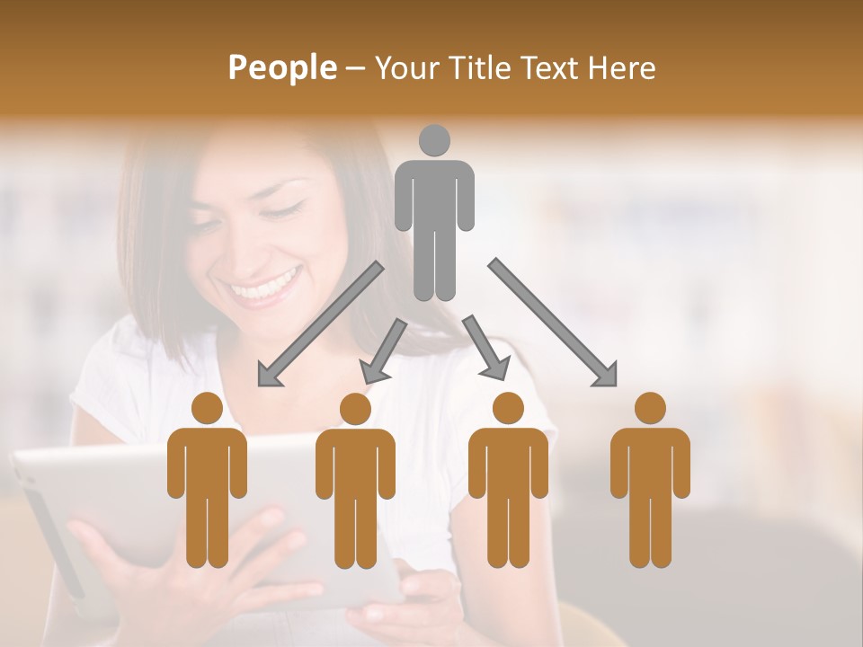 Technology Ereader Literature PowerPoint Template