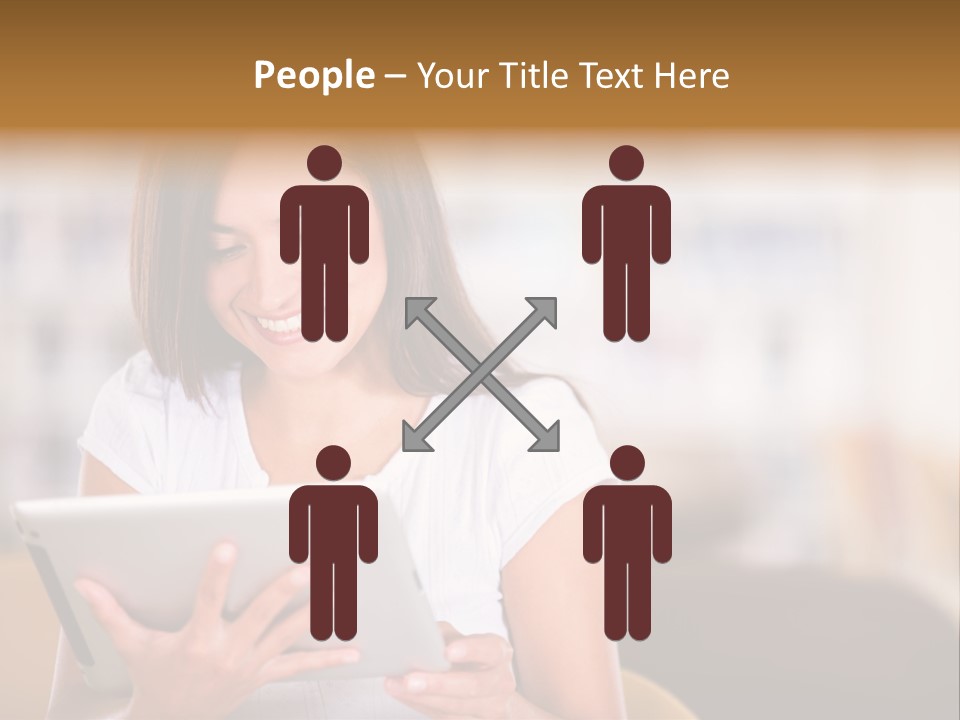 Technology Ereader Literature PowerPoint Template