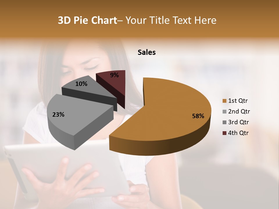 Technology Ereader Literature PowerPoint Template