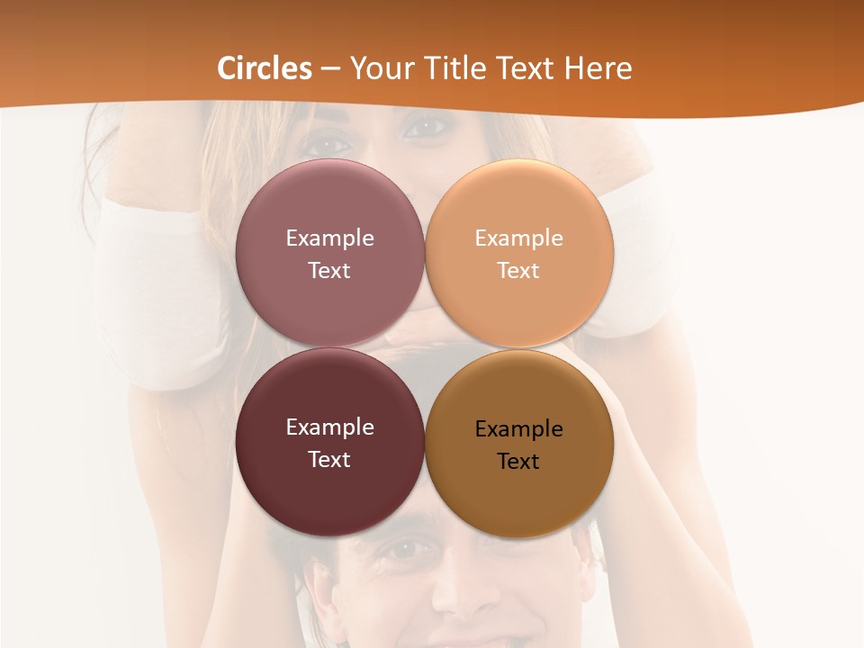 Adult Cheerful Laughing PowerPoint Template