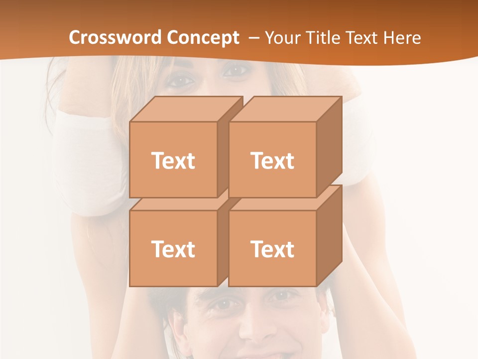 Adult Cheerful Laughing PowerPoint Template