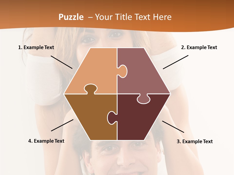 Adult Cheerful Laughing PowerPoint Template