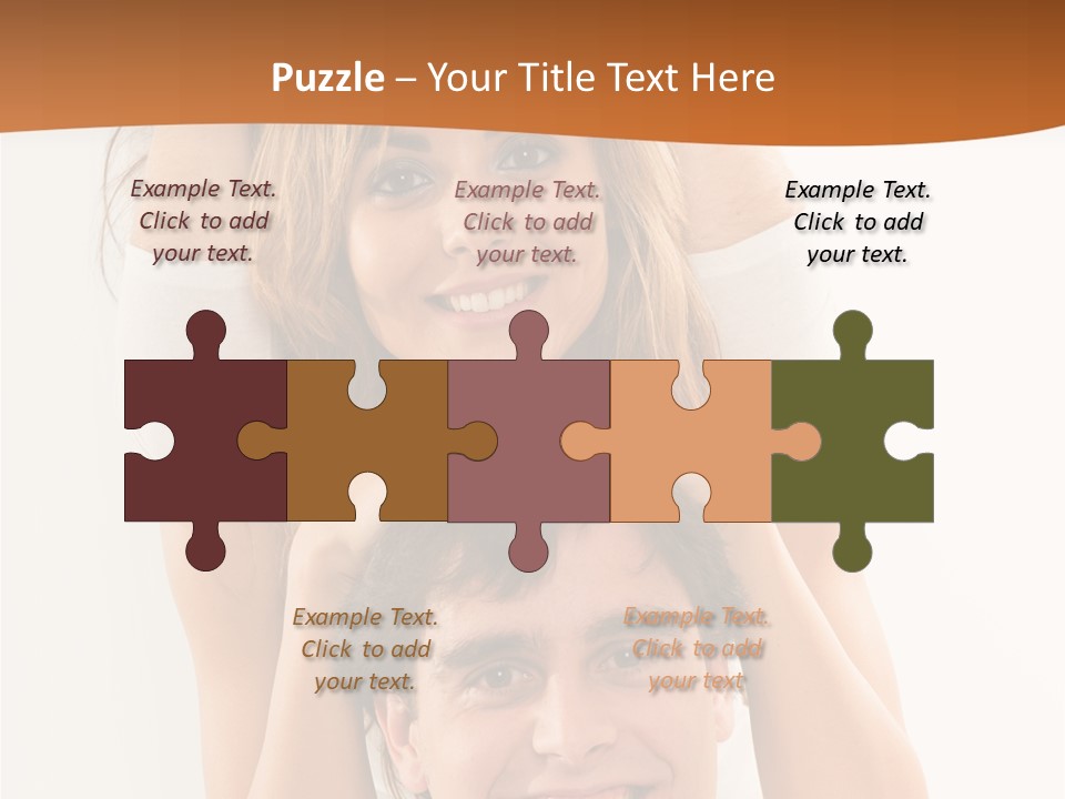 Adult Cheerful Laughing PowerPoint Template