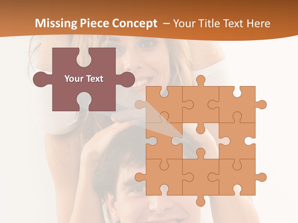 Adult Cheerful Laughing PowerPoint Template