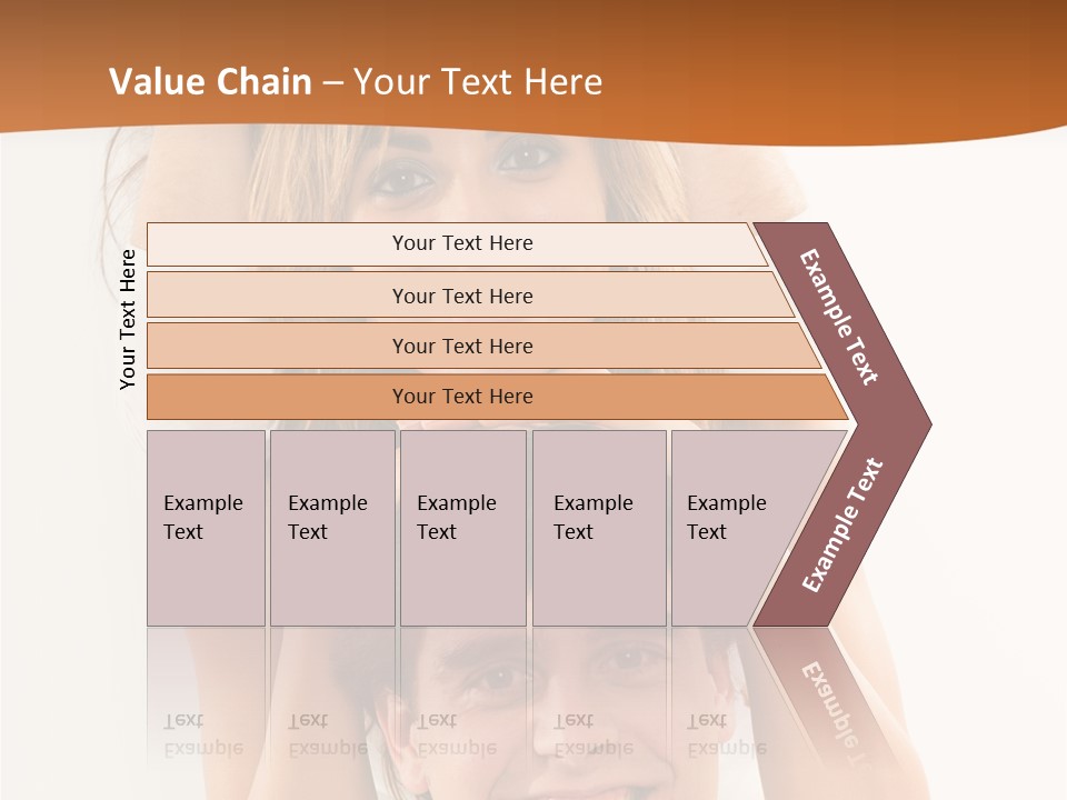 Adult Cheerful Laughing PowerPoint Template