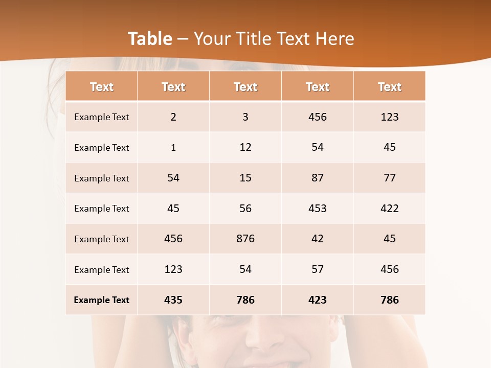 Adult Cheerful Laughing PowerPoint Template