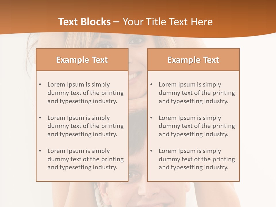 Adult Cheerful Laughing PowerPoint Template