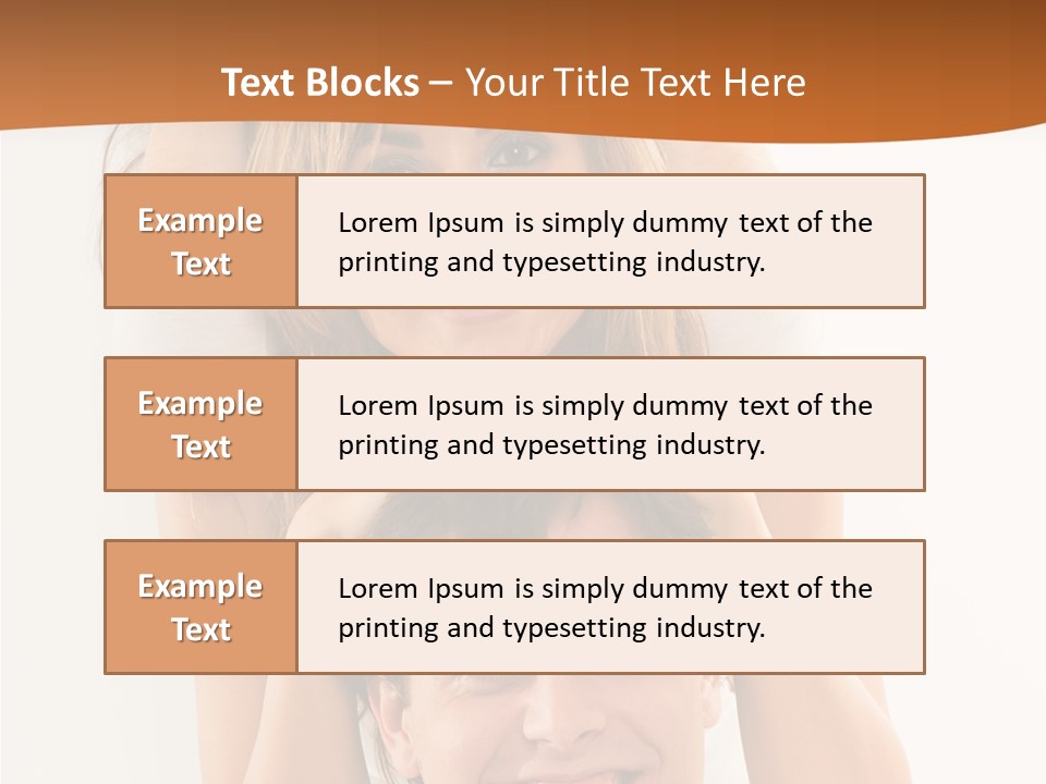 Adult Cheerful Laughing PowerPoint Template