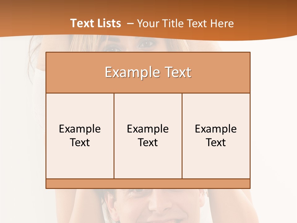 Adult Cheerful Laughing PowerPoint Template