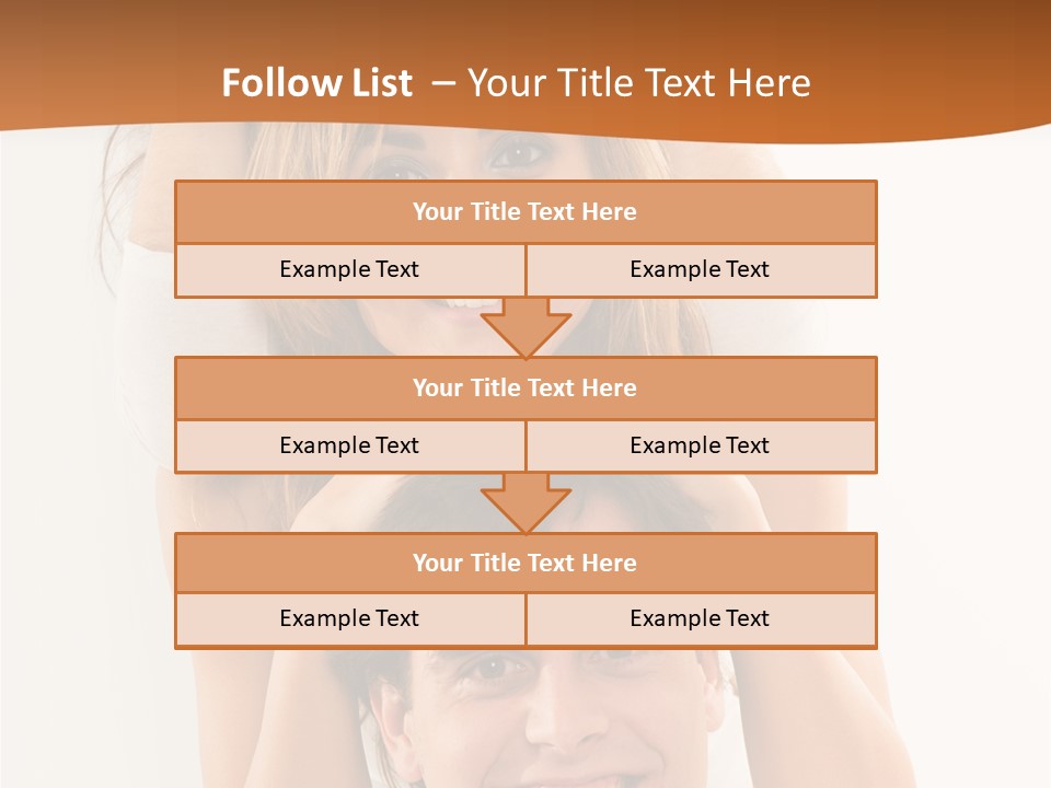Adult Cheerful Laughing PowerPoint Template