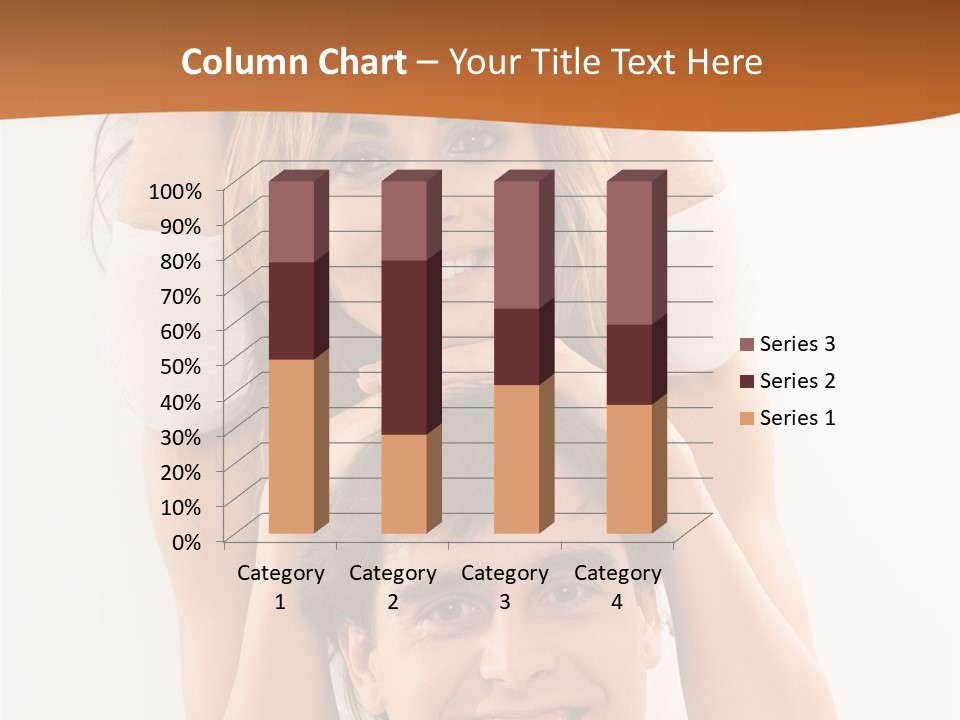 Adult Cheerful Laughing PowerPoint Template