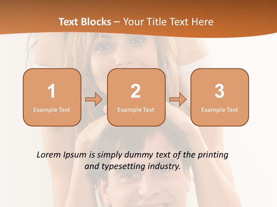 Adult Cheerful Laughing PowerPoint Template