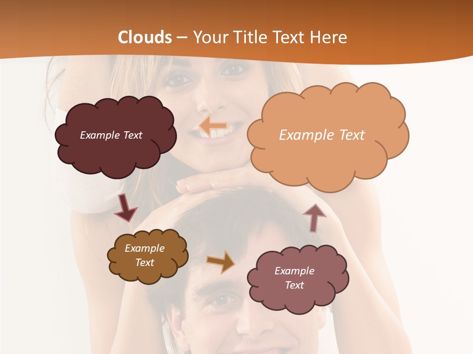 Adult Cheerful Laughing PowerPoint Template