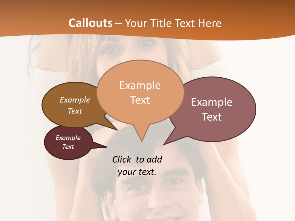 Adult Cheerful Laughing PowerPoint Template