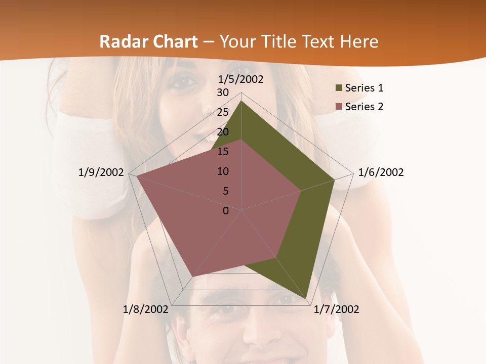 Adult Cheerful Laughing PowerPoint Template