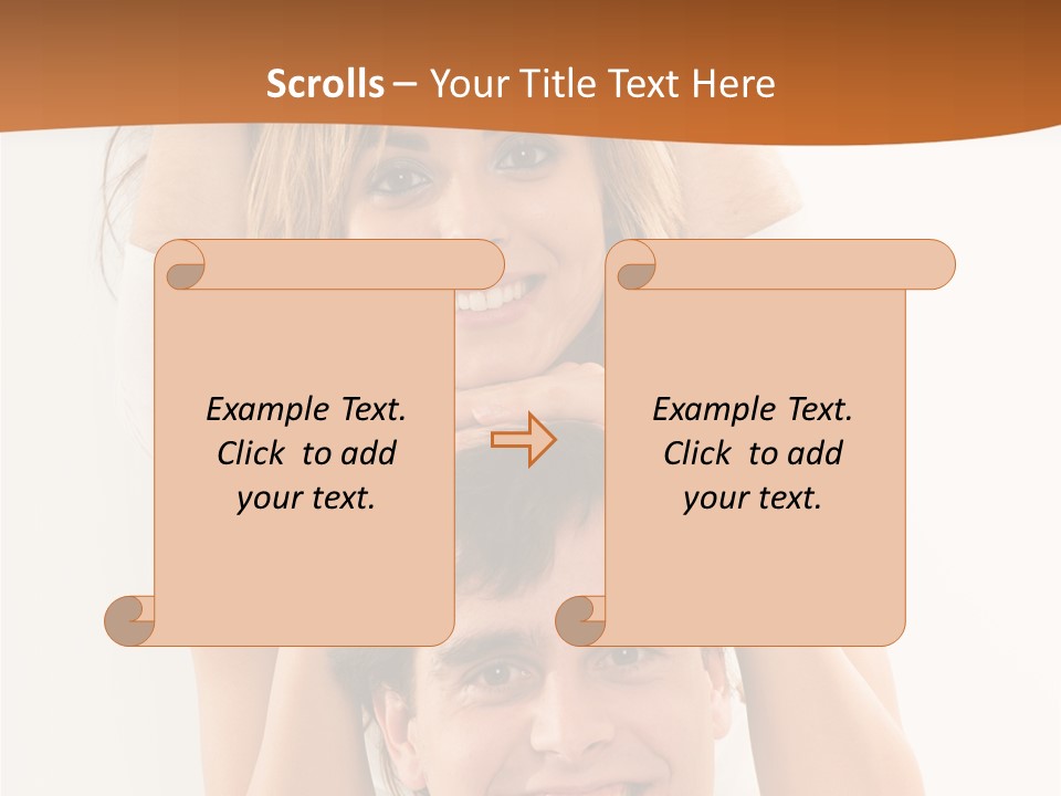 Adult Cheerful Laughing PowerPoint Template