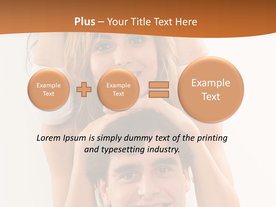 Adult Cheerful Laughing PowerPoint Template
