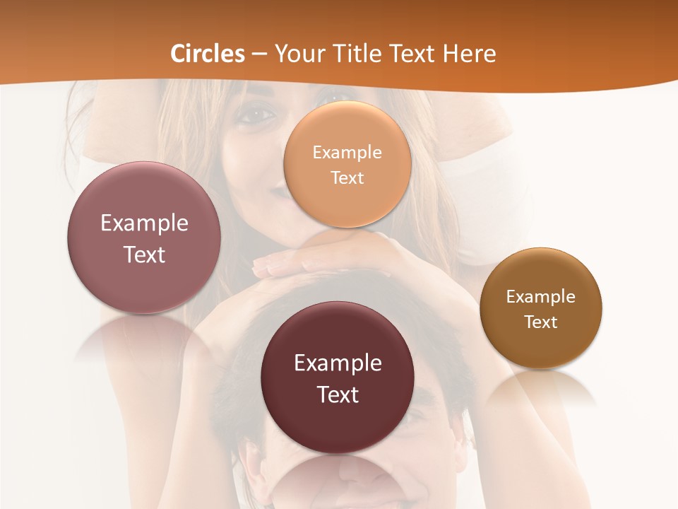 Adult Cheerful Laughing PowerPoint Template