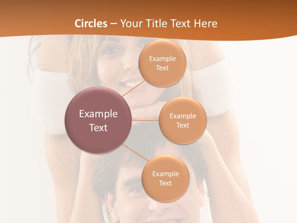 Adult Cheerful Laughing PowerPoint Template