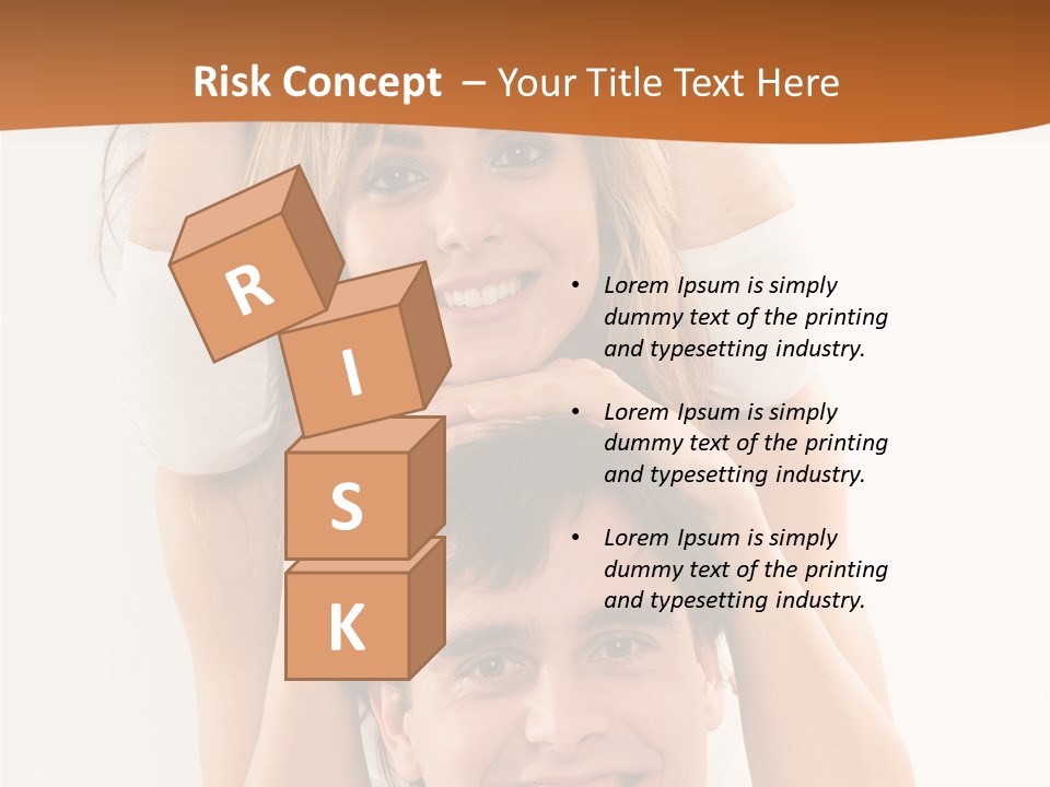 Adult Cheerful Laughing PowerPoint Template