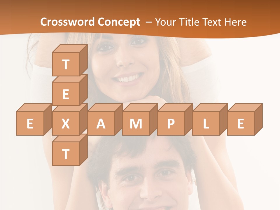 Adult Cheerful Laughing PowerPoint Template