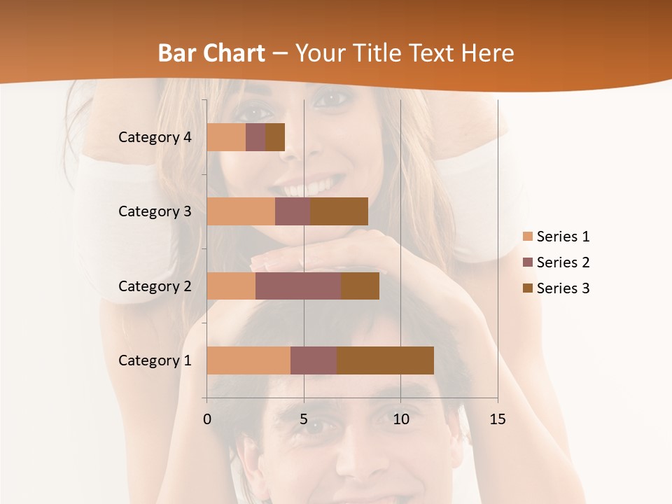 Adult Cheerful Laughing PowerPoint Template