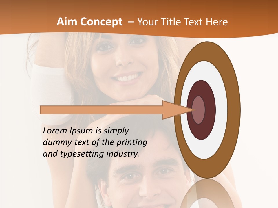 Adult Cheerful Laughing PowerPoint Template