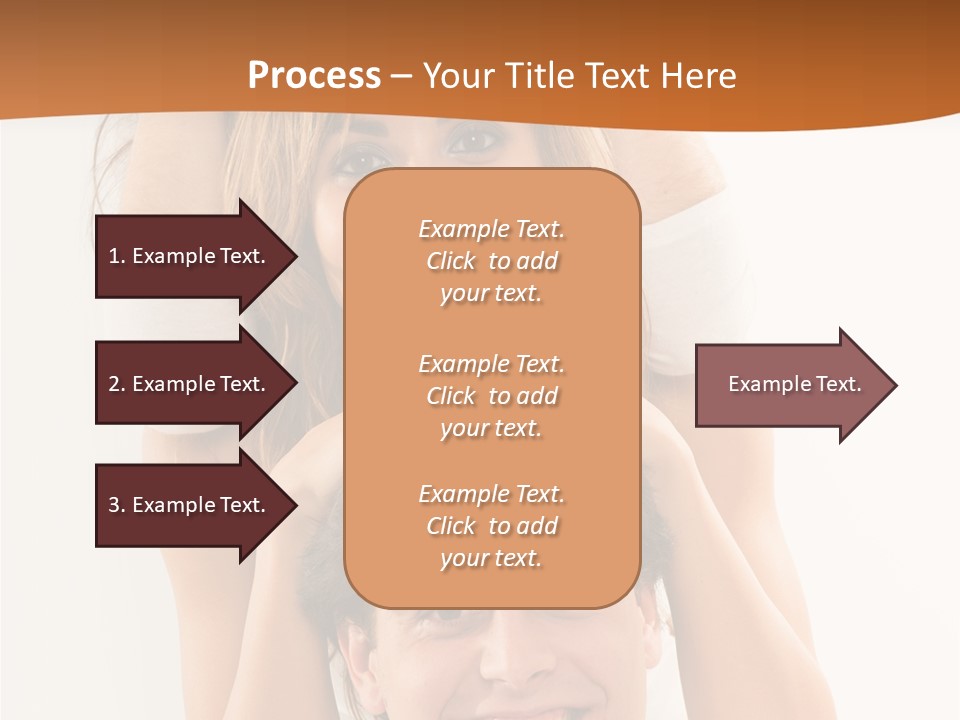Adult Cheerful Laughing PowerPoint Template