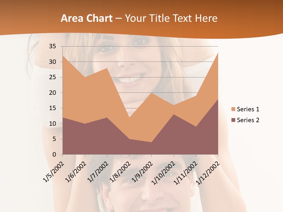 Adult Cheerful Laughing PowerPoint Template