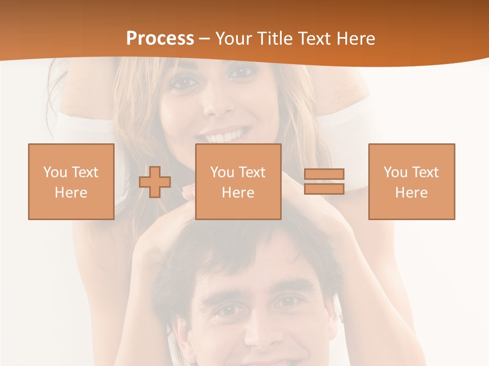 Adult Cheerful Laughing PowerPoint Template