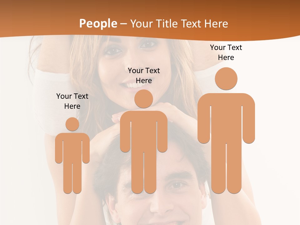 Adult Cheerful Laughing PowerPoint Template