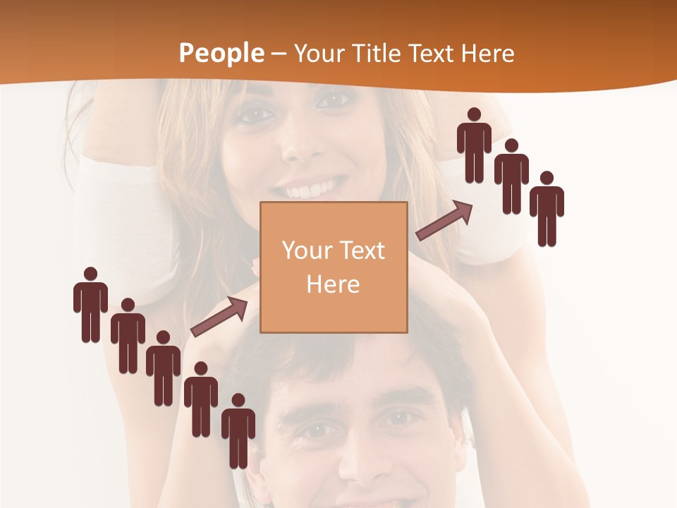 Adult Cheerful Laughing PowerPoint Template