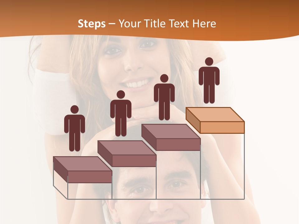 Adult Cheerful Laughing PowerPoint Template