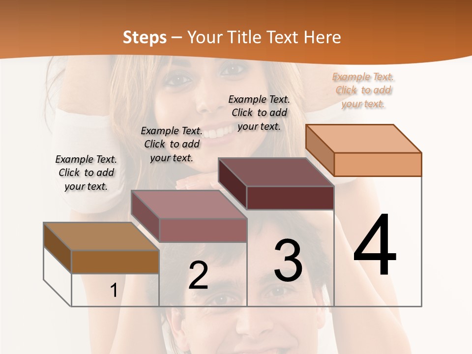 Adult Cheerful Laughing PowerPoint Template