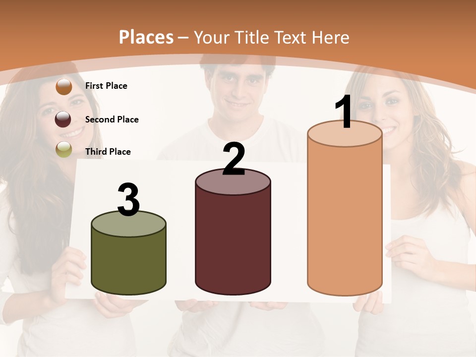 Demands Girl Message Board PowerPoint Template