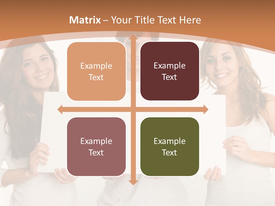 Demands Girl Message Board PowerPoint Template