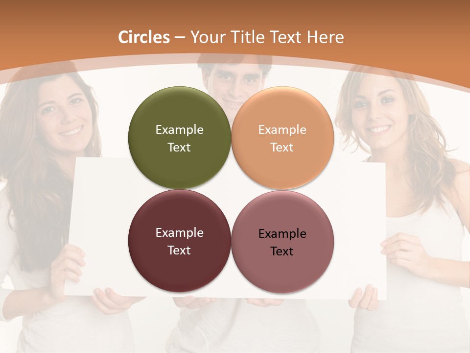 Demands Girl Message Board PowerPoint Template