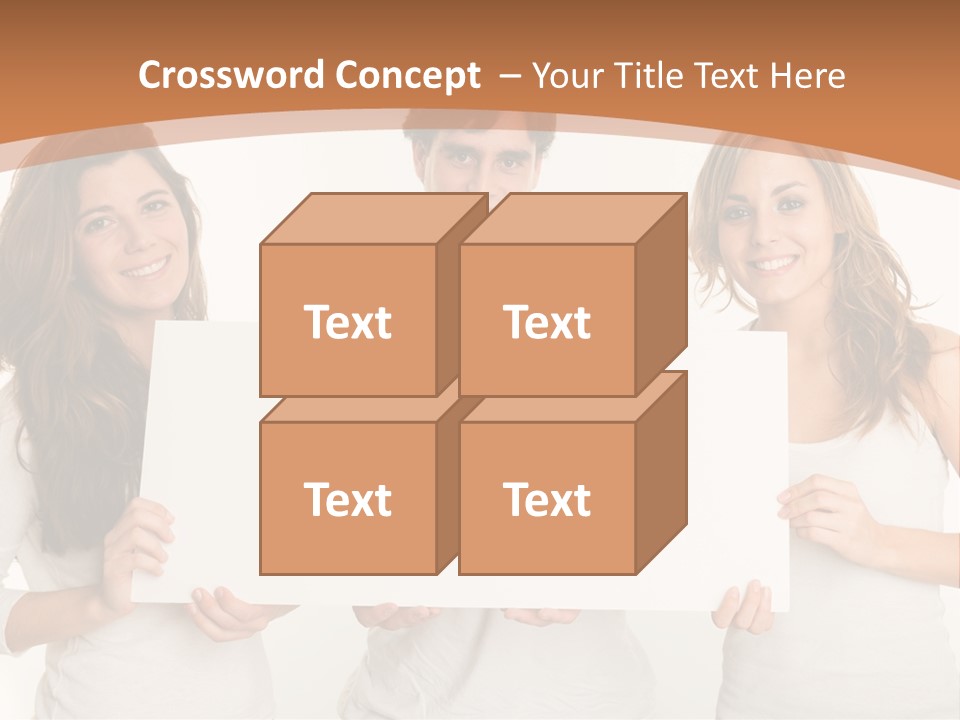 Demands Girl Message Board PowerPoint Template