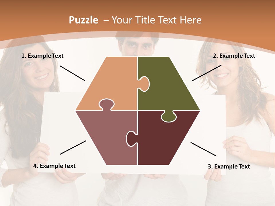 Demands Girl Message Board PowerPoint Template