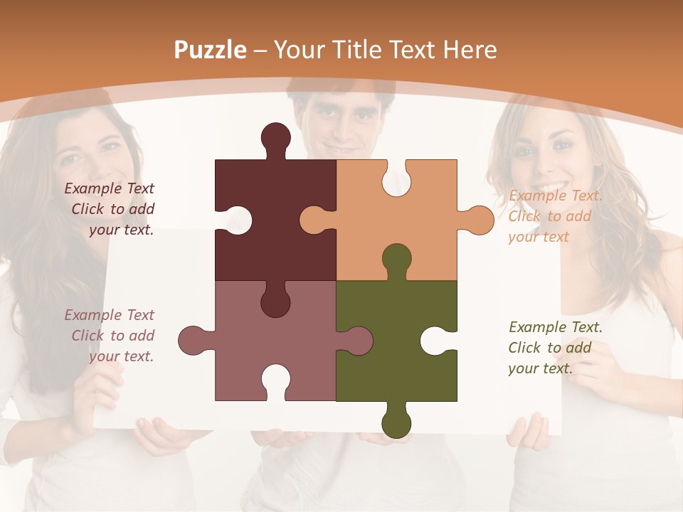 Demands Girl Message Board PowerPoint Template