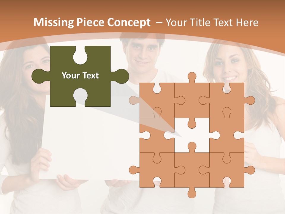 Demands Girl Message Board PowerPoint Template