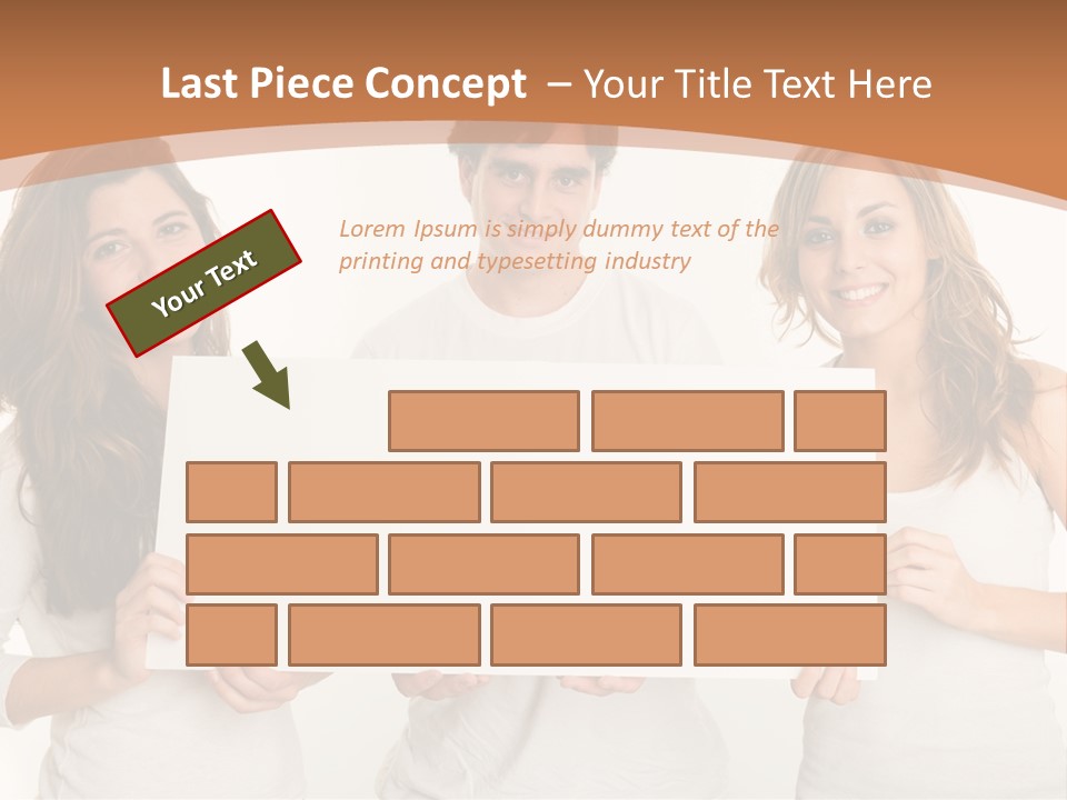 Demands Girl Message Board PowerPoint Template