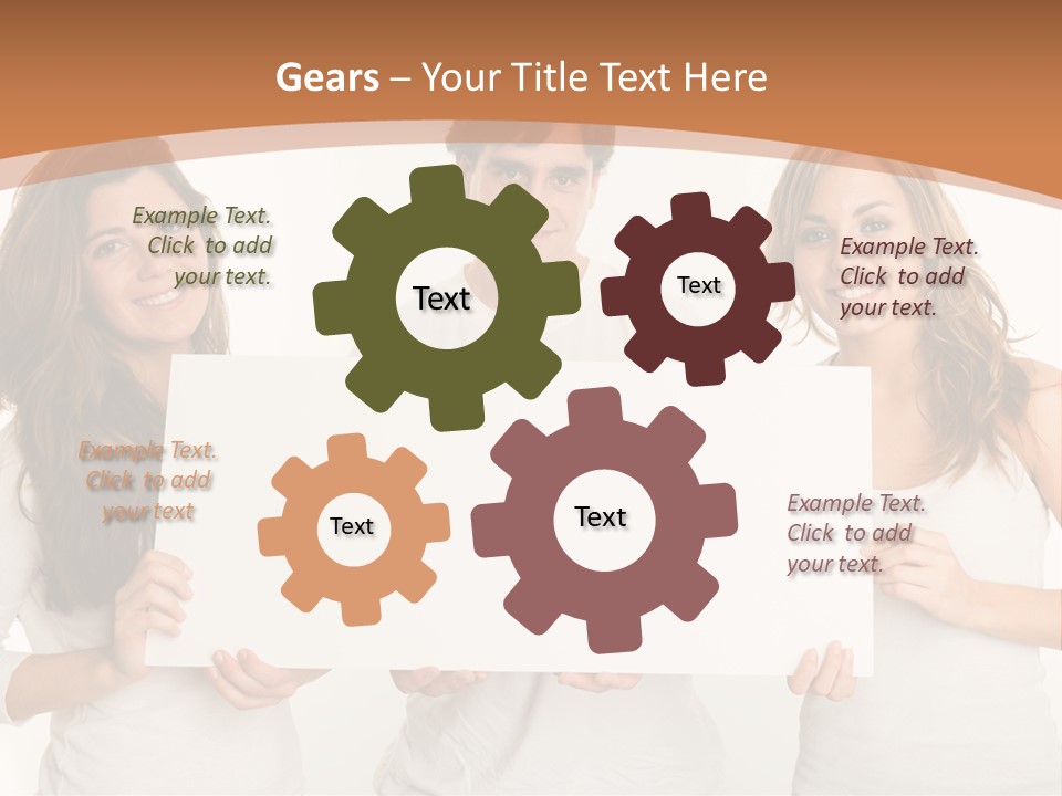 Demands Girl Message Board PowerPoint Template