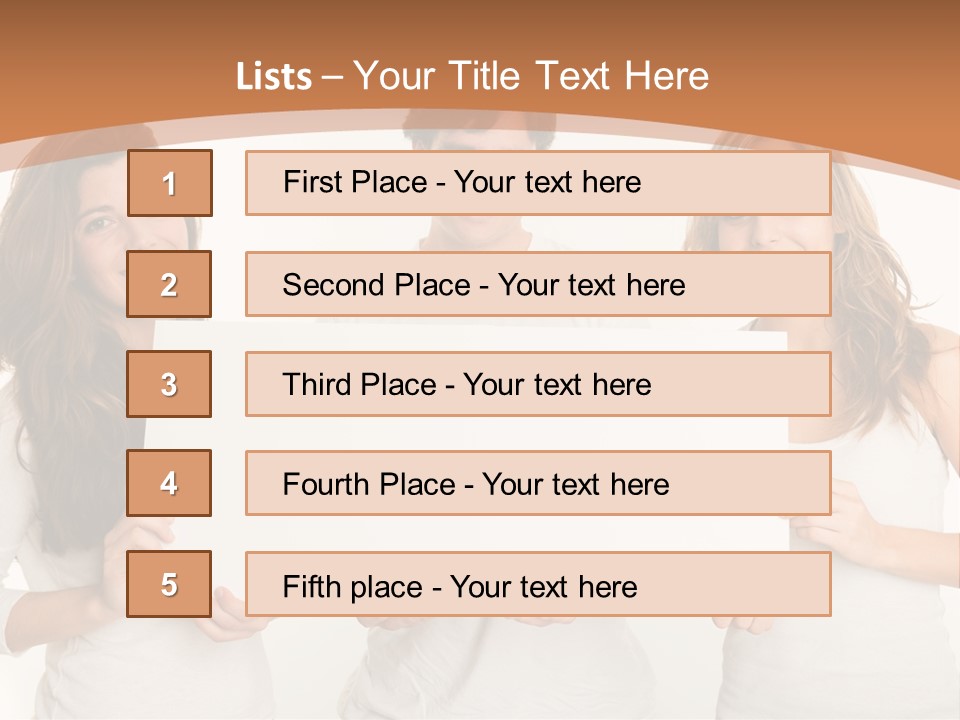 Demands Girl Message Board PowerPoint Template