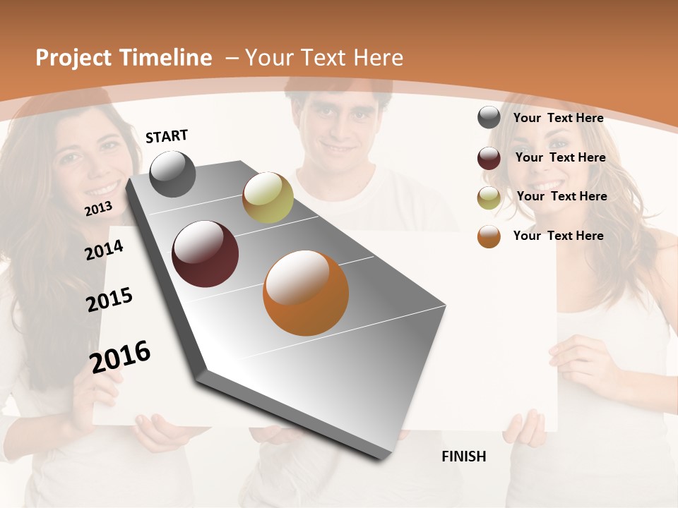 Demands Girl Message Board PowerPoint Template