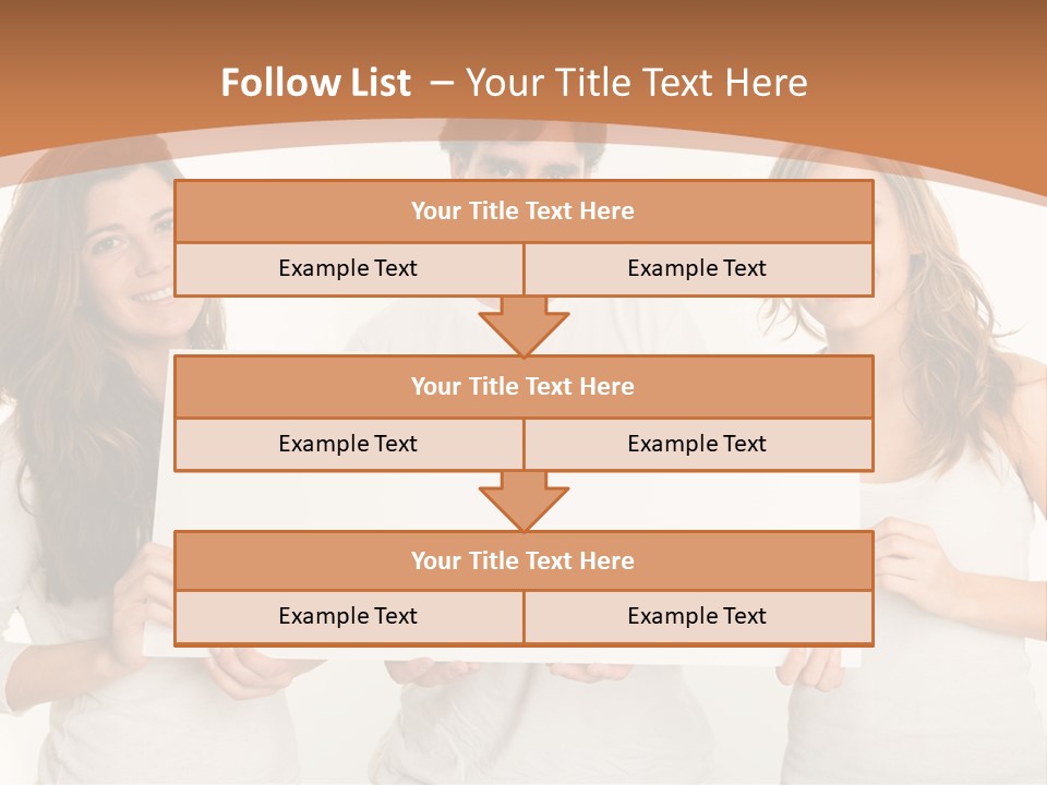 Demands Girl Message Board PowerPoint Template