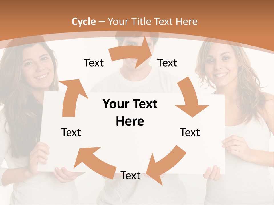 Demands Girl Message Board PowerPoint Template