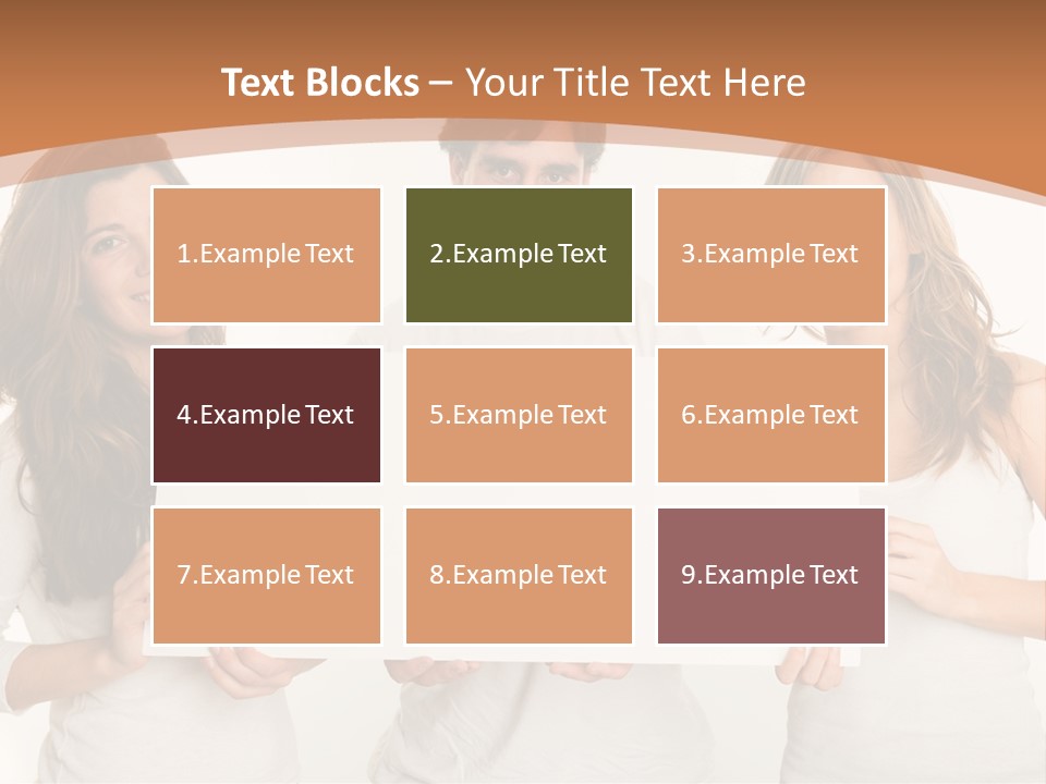 Demands Girl Message Board PowerPoint Template