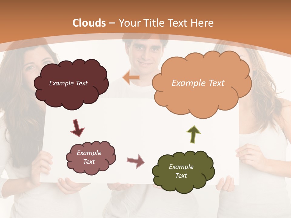 Demands Girl Message Board PowerPoint Template